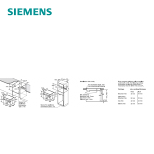 Siemens 西門子 CD714GXB1 38公升 60厘米 嵌入式蒸氣焗爐